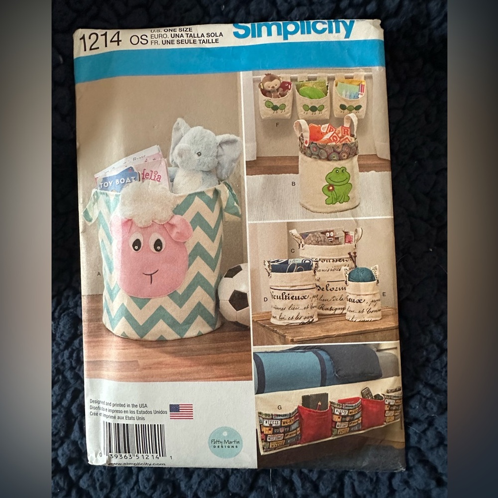 Simplicity Blue and Pink Accents Baskets & Bins